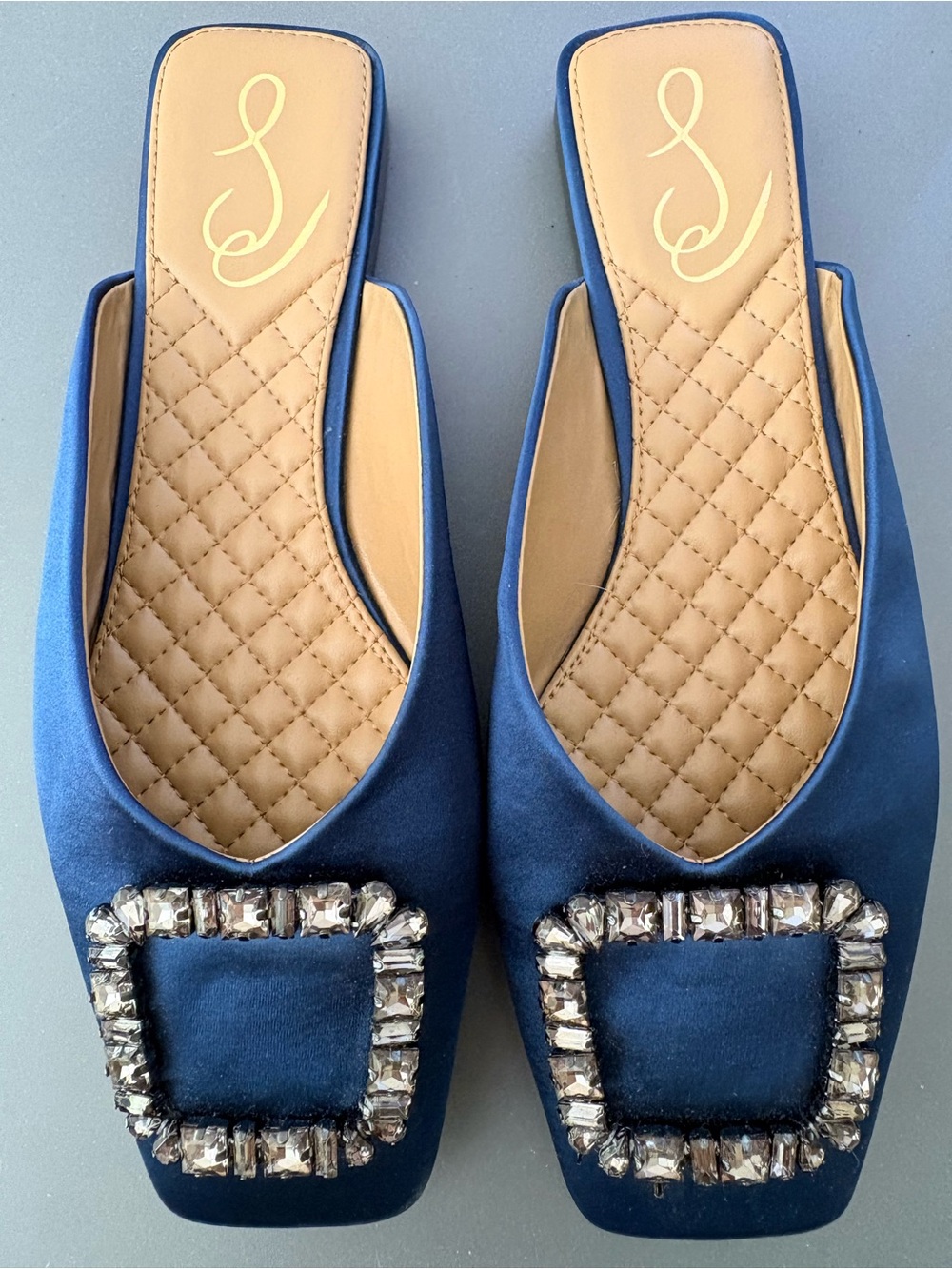 Sam Edelman Lavina Blue Flat Mule Loafers
Size 6.5